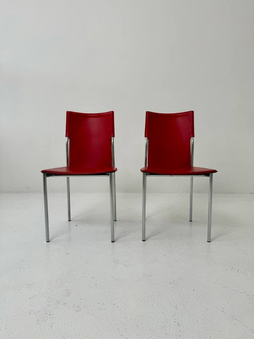 Only 1 beautiful red leather chair left