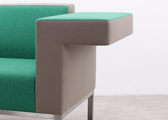 Image 1 of Casala Palau Bricks Armchair Gray/Green