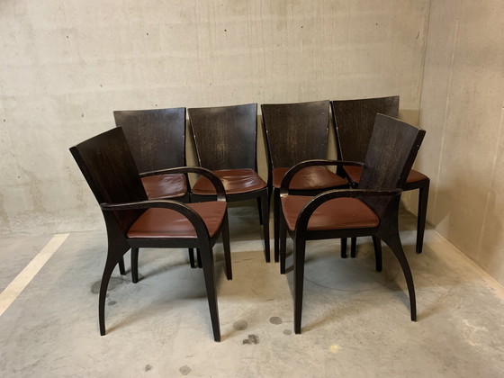 Image 1 of 6x Milano Danilo Silvestrin dining chair