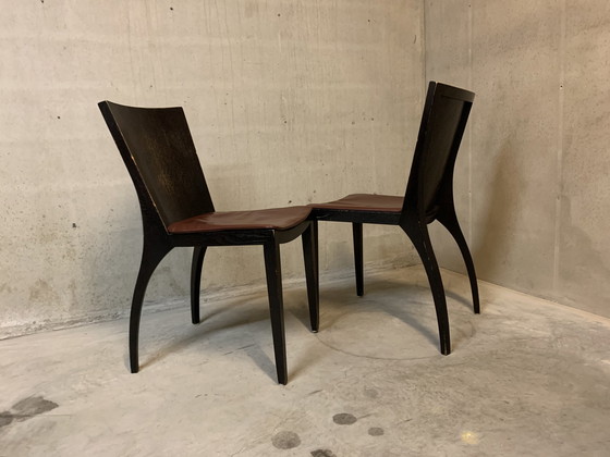 Image 1 of 6x Milano Danilo Silvestrin dining chair