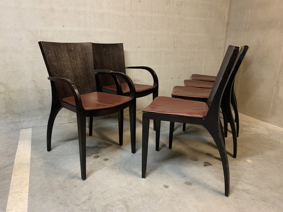 Image 1 of 6x Milano Danilo Silvestrin dining chair