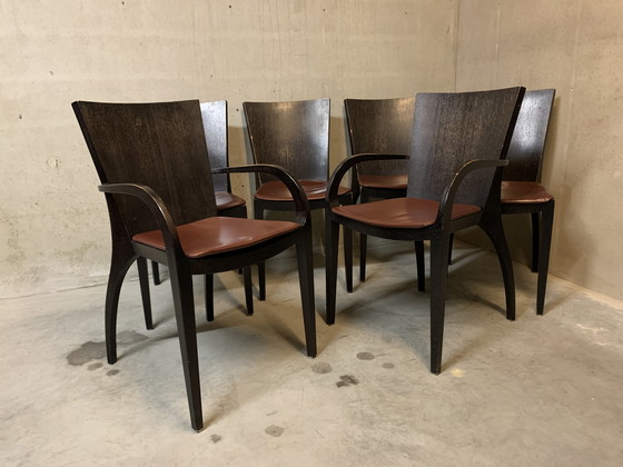 Image 1 of 6x Milano Danilo Silvestrin dining chair