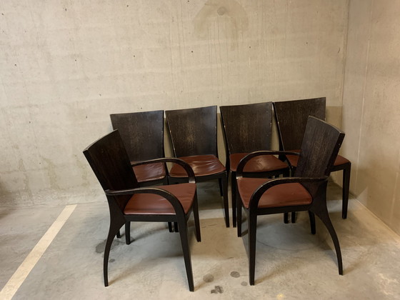 Image 1 of 6x Milano Danilo Silvestrin dining chair