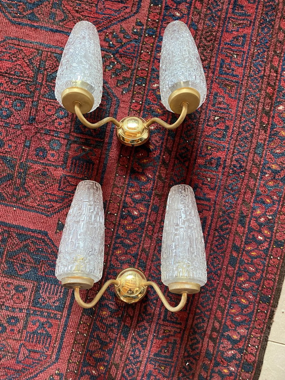 Image 1 of 2x 1950S Wall Sconces