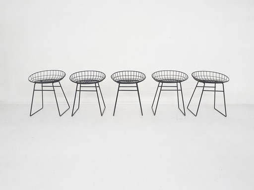 Cees Braakman for Pastoe KM05 wire stools, NL, 1958