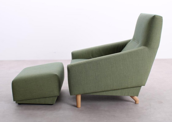 Image 1 of Sancal Soul armchair + ottoman green