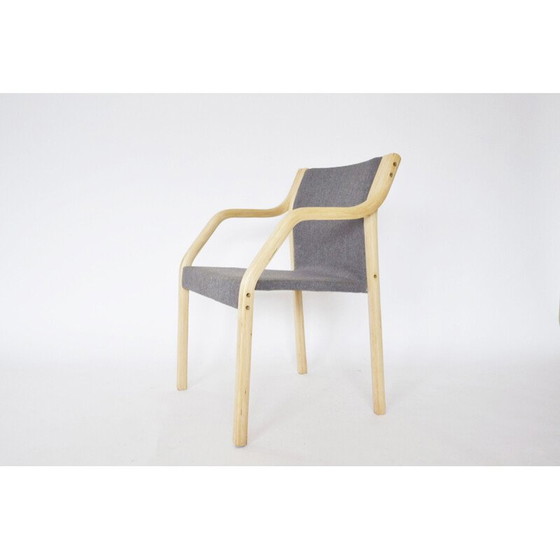 Image 1 of Set of 4 vintage plywood dining chairs by Gražina Tulevičienė for Vilniaus Baldų Kombinatas, 1970s