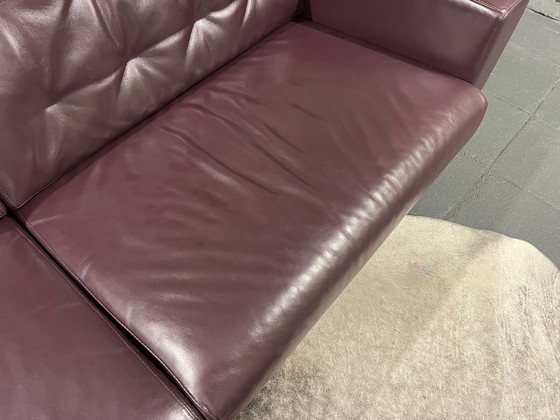 Image 1 of Leolux Cuno 3 Seater Sofa Leather Design