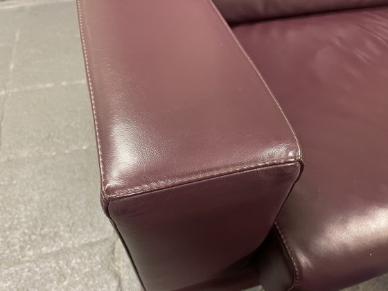 Image 1 of Leolux Cuno 3 Seater Sofa Leather Design