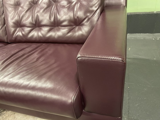 Image 1 of Leolux Cuno 3 Seater Sofa Leather Design