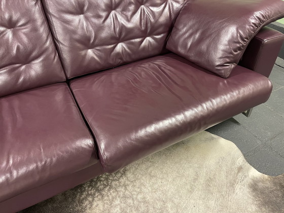 Image 1 of Leolux Cuno 3 Seater Sofa Leather Design