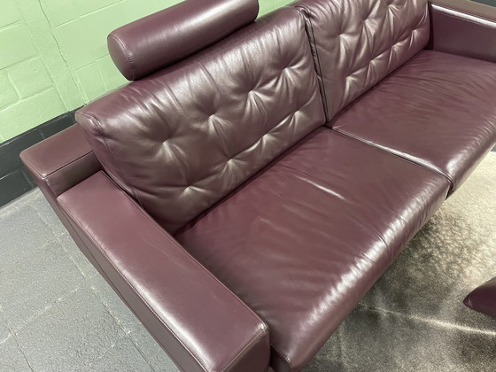 Image 1 of Leolux Cuno 3 Seater Sofa Leather Design