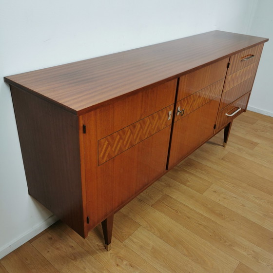 Image 1 of Vintage sideboard, sideboard, lowboard teak veneer