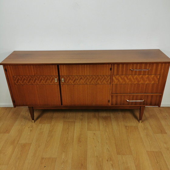 Image 1 of Vintage sideboard, sideboard, lowboard teak veneer