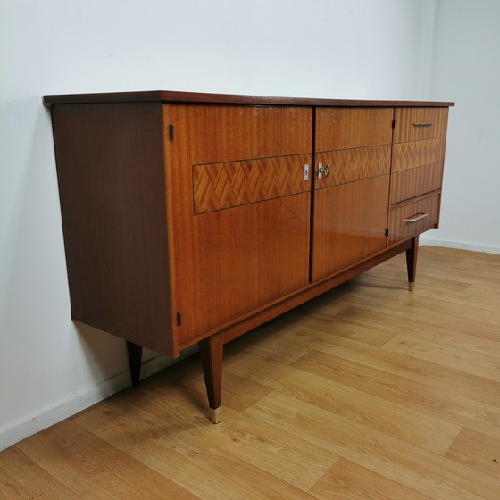 Image 1 of Vintage sideboard, sideboard, lowboard teak veneer