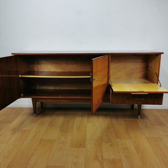 Image 1 of Vintage sideboard, sideboard, lowboard teak veneer