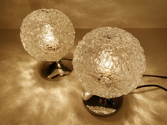 Image 1 of 2x Lampes de table de l'ère spatiale