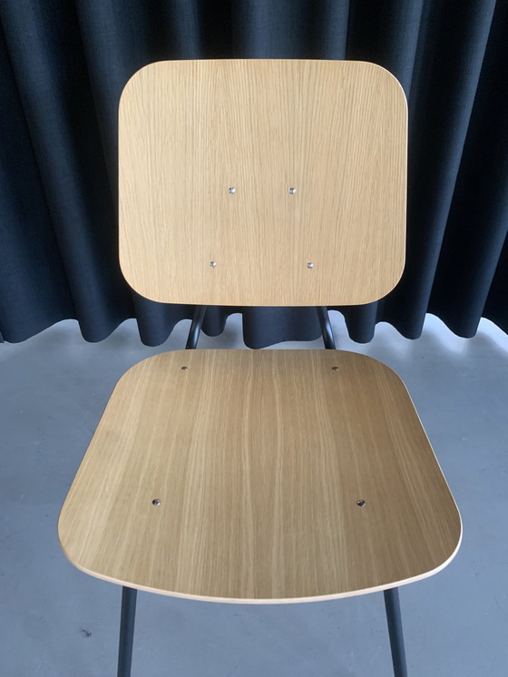 Image 1 of 1X Gijs Van Der Sluis - Dining No. 14 Dining Chair - Oak Veneer Natural