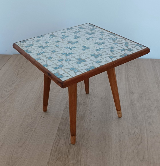 Image 1 of Fifties Side Table with Ceramic Top