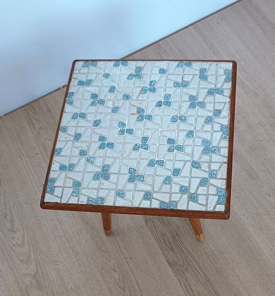 Image 1 of Fifties Side Table with Ceramic Top