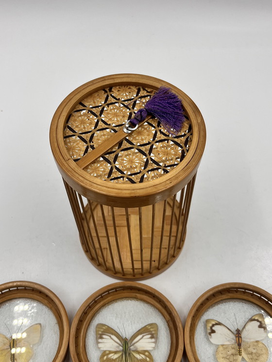 Image 1 of Set Of 6 Bamboo Coasters