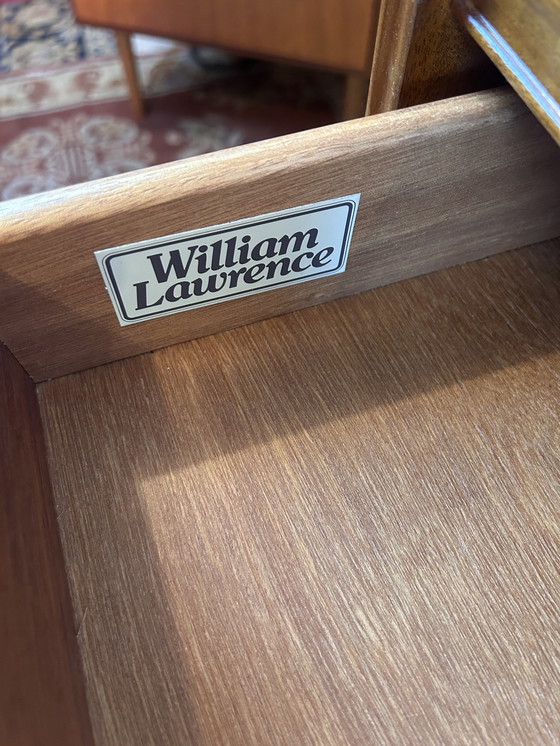 Image 1 of Credenza lunga in teak vintage retrò di metà secolo di William Lawrence, 1960