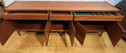 Credenza lunga in teak vintage retrò di metà secolo di William Lawrence, 1960