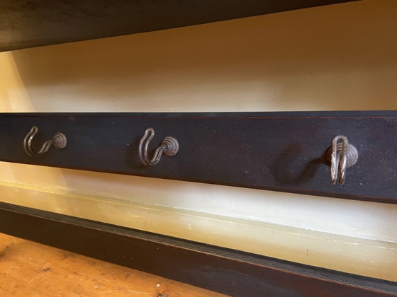 Image 1 of Kitchen Rack With Trays Wall Rack French Antique