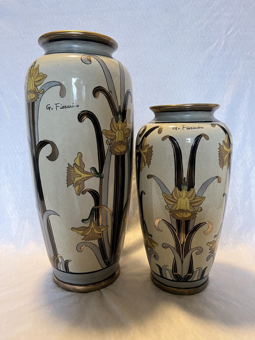 2x Fieravino vases