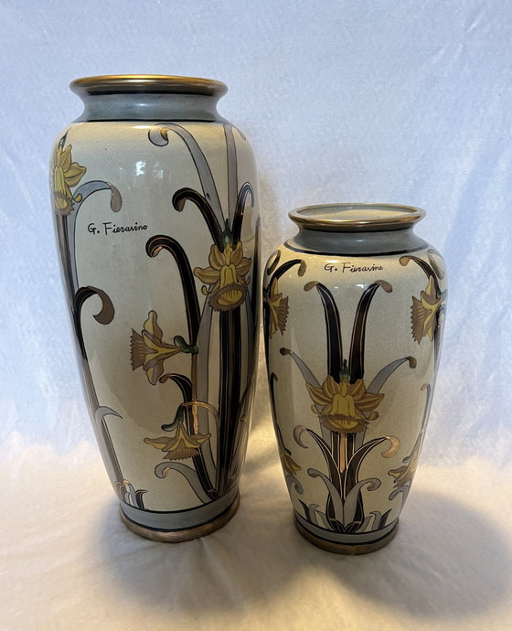 Image 1 of 2x vases Fieravino