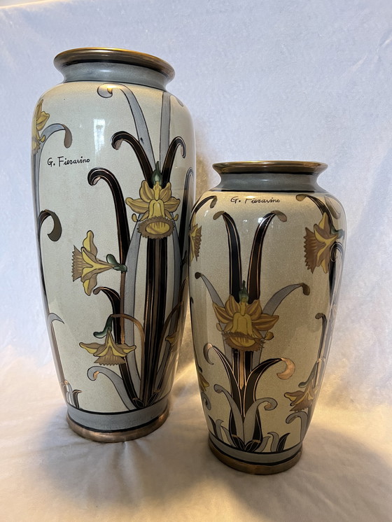 Image 1 of 2x vases Fieravino