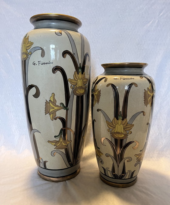 Image 1 of 2x Fieravino vases