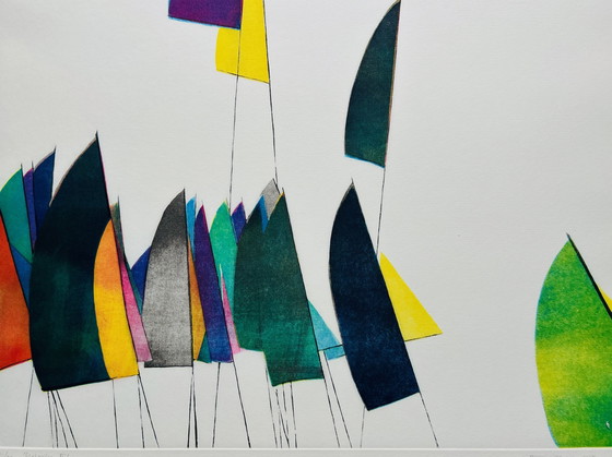 Image 1 of Etching Betty Brink - Stick sails