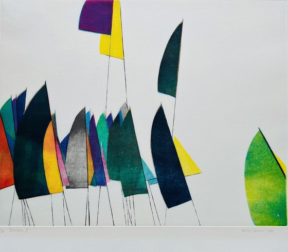 Image 1 of Etching Betty Brink - Stick sails