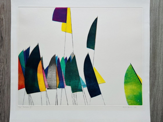 Image 1 of Etching Betty Brink - Stick sails