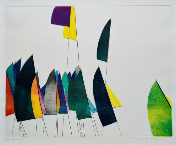 Image 1 of Etching Betty Brink - Stick sails