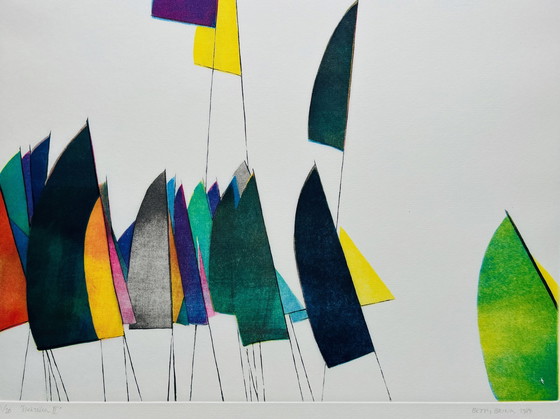 Image 1 of Etching Betty Brink - Stick sails