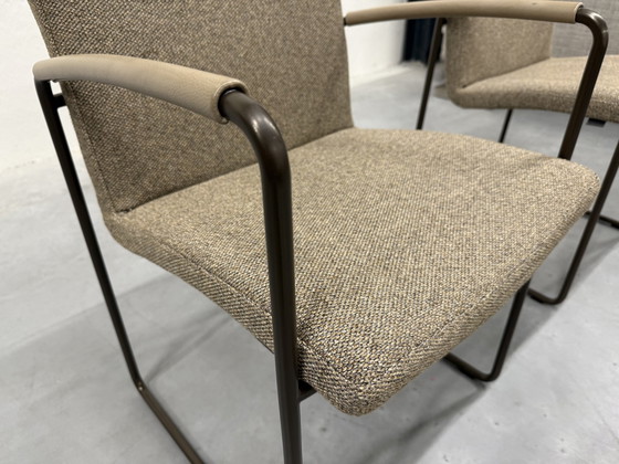 Image 1 of 2 Leolux Talos Dining Chairs Loft Fabric