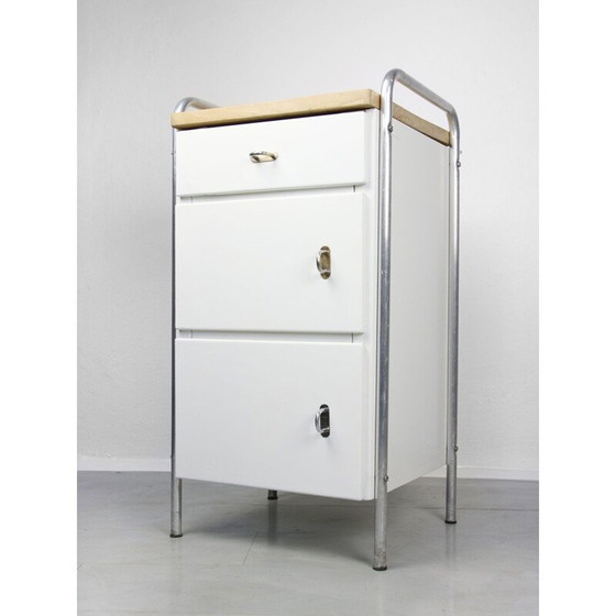 Image 1 of Pair of mid-century industrial cabinets