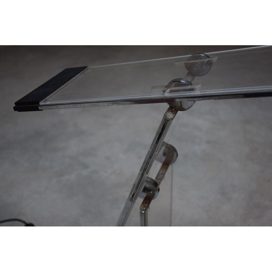 Image 1 of Lampada vintage obliqua a doppio bilanciere di Yonel Lebovici, 1979