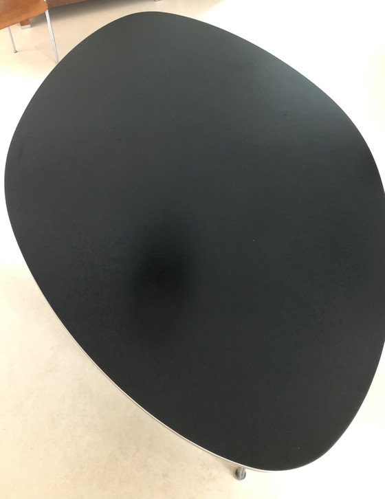 Image 1 of Fritz Hansen elliptical black table