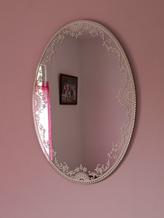 Image 1 of Oval Frameless Mirror