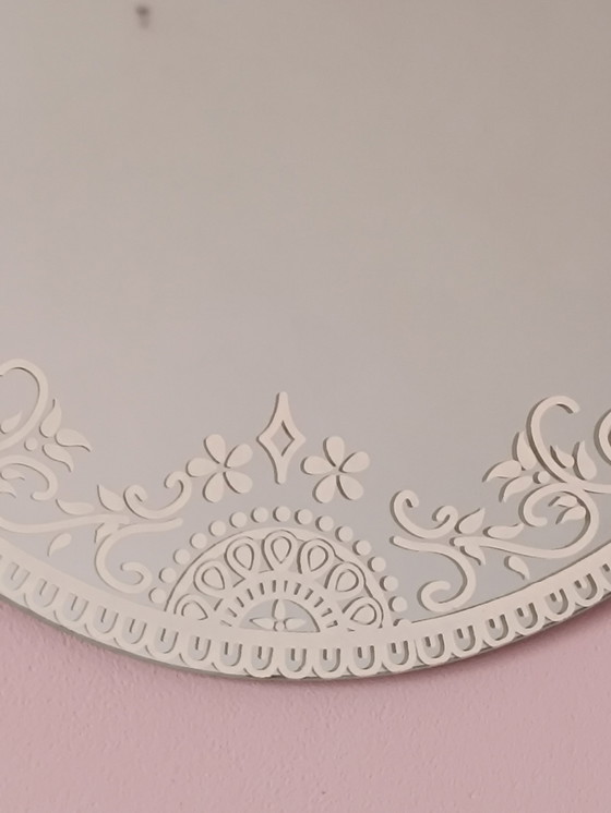 Image 1 of Oval Frameless Mirror