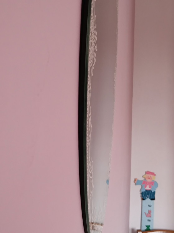 Image 1 of Oval Frameless Mirror