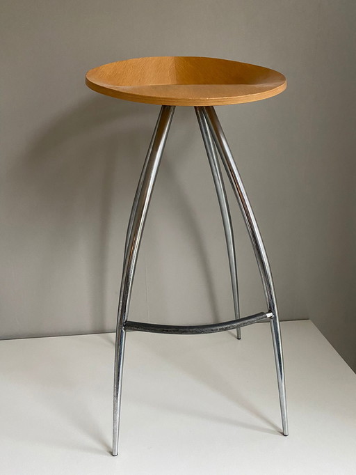 Sigurdur Thorsteinsson - Design Group Italia - Magis - Tabouret de bar modèle 'Lyra' - Chêne clair