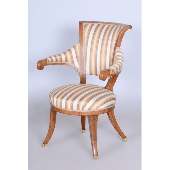 Image 1 of Poltrona vintage Biedermeier in noce, Austria 1820