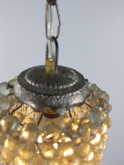 1 X Mouth-blown Murano Grapevine Lamp