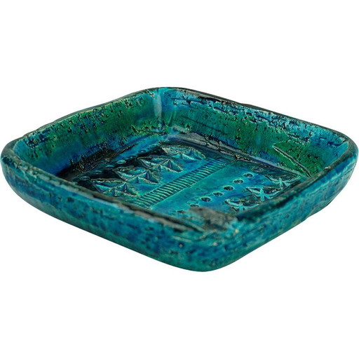 Vintage ceramic ashtray by Aldo Londi for Bitossi, Italy