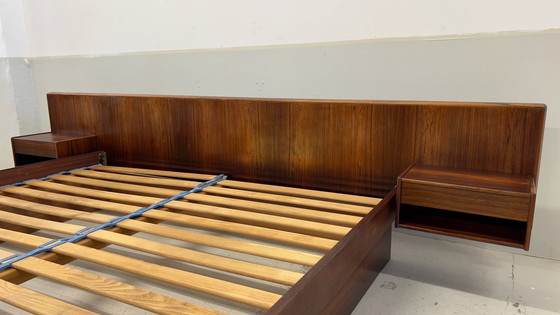 Image 1 of Danish Rosewood Double Bed By Sannemans