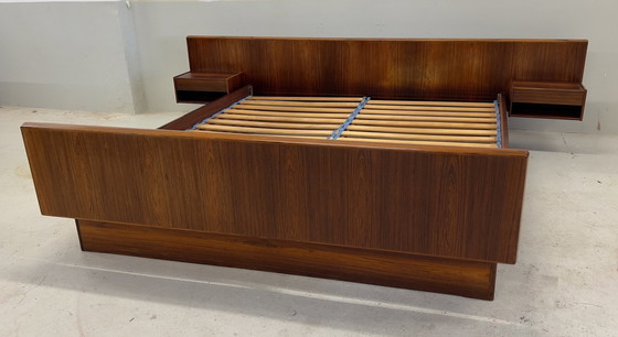 Image 1 of Danish Rosewood Double Bed By Sannemans